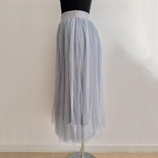 ロングスカート チュールスカート レディース スカート レース ウエストゴム かわいい ガーリー ふわふわ 送料無料 得トクセール オープン記念 |  | 09