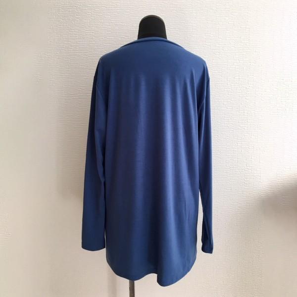 Tシャツ カットソー 長袖 レディース 胸ポケ ゆるT Vネック トップス シンプル 体系カバー ゆったり 送料無料 得トクセール オープン記念 |  | 09