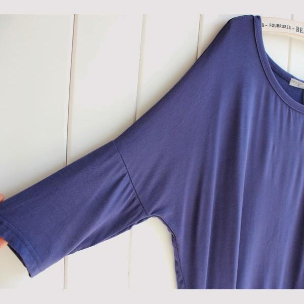 カットソー Tシャツ 選べる 長袖 七分袖 シンプル 体型カバー インナー トップス レディース カラバリ 送料無料 得トクセール オープン記念 |  | 10