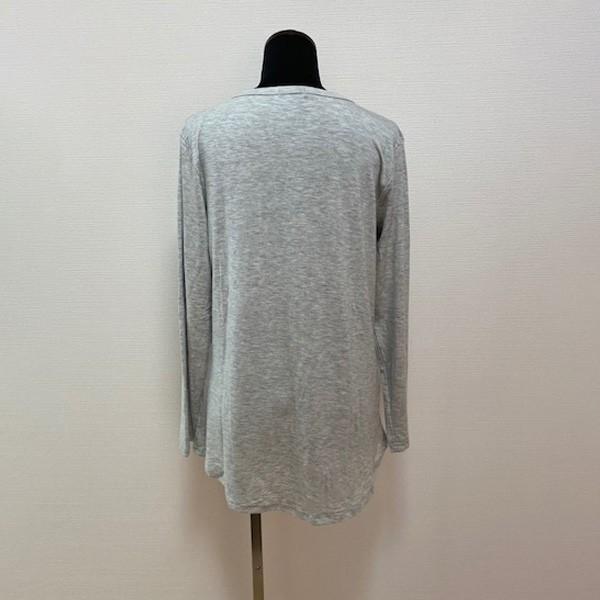 カーディガン カットソー ボタン付き レディース 長袖 トップス シンプル 薄手 体型カバー 送料無料 グレー ブラック ホワイト 得トクセール オープン記念 |  | 02