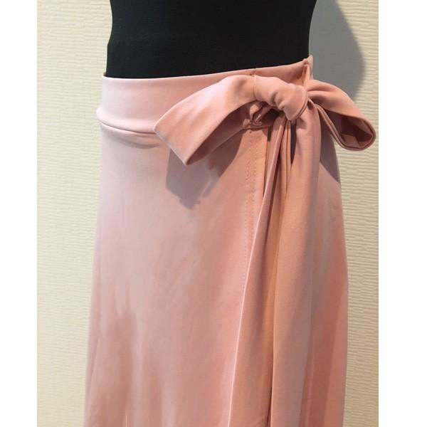 ロングスカート スカート リボン ウエストリボン きれいめ ゆるかわ ウエストゴム レディース 送料無料 ピンク ブラック グリーン 得トクセール　オープン記念 |  | 13