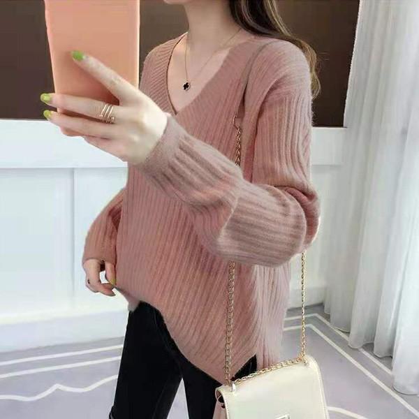 ニット Vネック トップス レディース かわいい シンプル レディースニット レディーストップス 送料無料 ホワイト ベージュ ブルー 得トクセール オープン記念 |  | 05