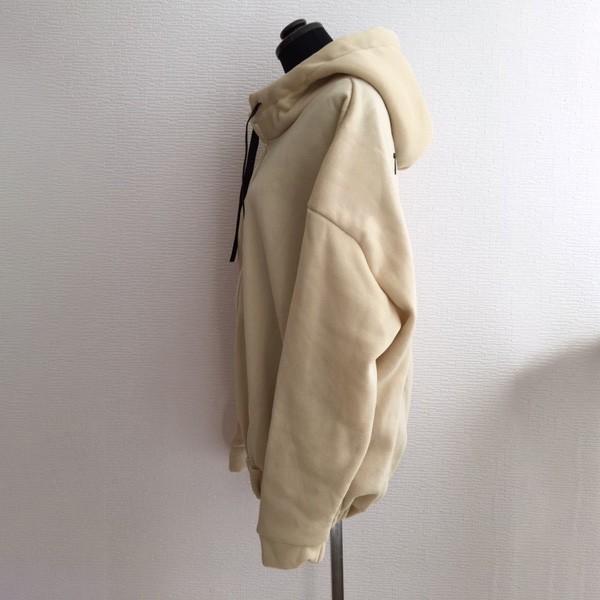 パーカー アウター レディース ロゴ バックプリント 裏起毛 ジップパーカー 秋冬 あったか おしゃれ 送料無料 ブラック ベージュ 得トクセール オープン記念 |  | 13