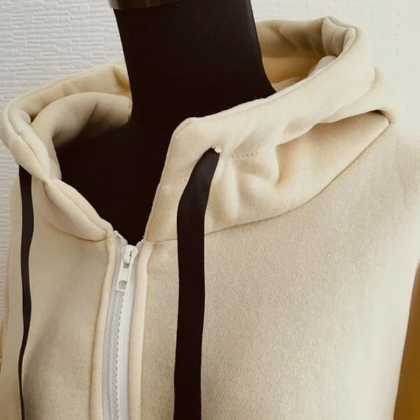 パーカー アウター レディース ロゴ バックプリント 裏起毛 ジップパーカー 秋冬 あったか おしゃれ 送料無料 ブラック ベージュ 得トクセール オープン記念 |  | 15