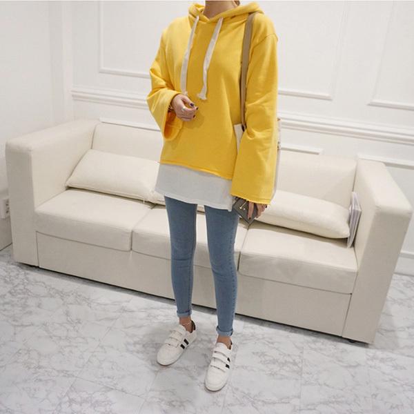 付け裾 つけすそ レイヤード レディース 重ね着風 体型カバー おしゃれ トップス 無地 フェイク インナー ウエストゴム 選べる 送料無料 得トクセール |  | 11