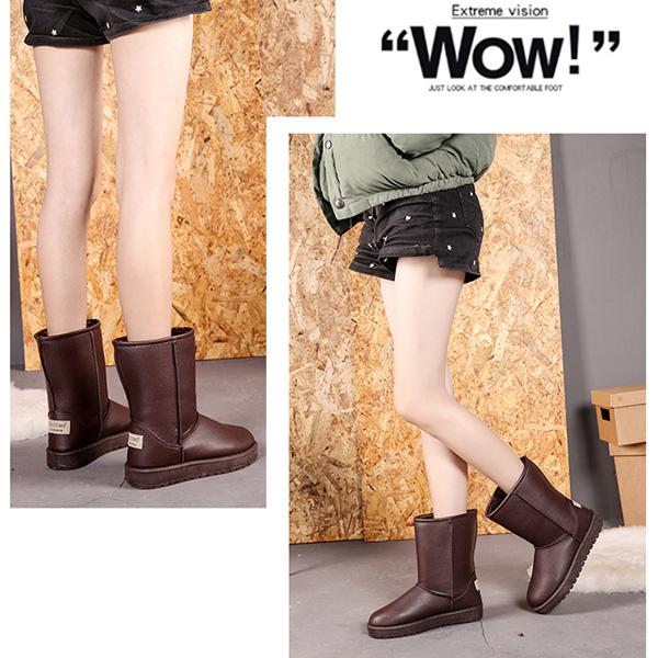 ブーツ ムートン フェイクレザー レディース フェイクレザームートン ムートンブーツ 靴 秋 冬 合皮 オシャレ あったか 送料無料 得トクセール オープン記念 |  | 03