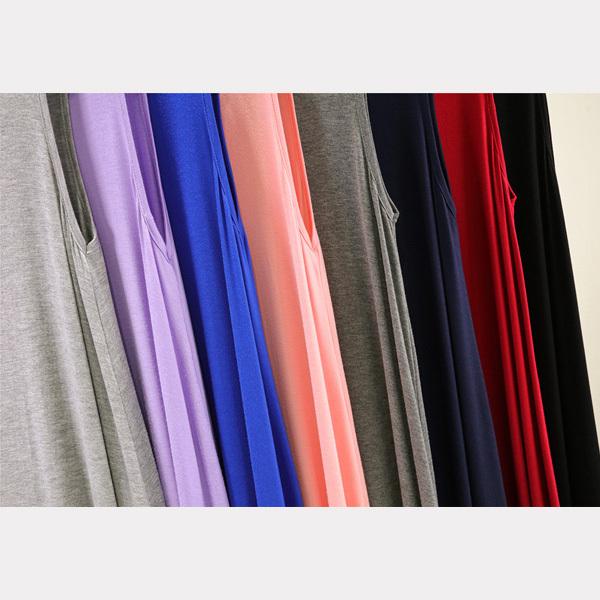 タンクトップ レディース Aライン ロングタンク ロング丈 体型カバー インナー 無地 チュニック 丸首 Uネック 送料無料 得トクセール オープン記念 |  | 02