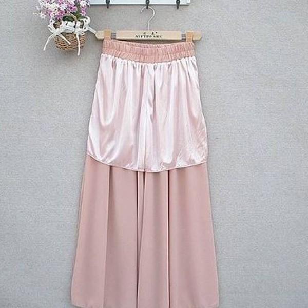 訳あり シフォンパンツ シフォン ガウチョパンツ スカーチョ スカンツ レディース ウエストゴム　送料無料　 |  | 04