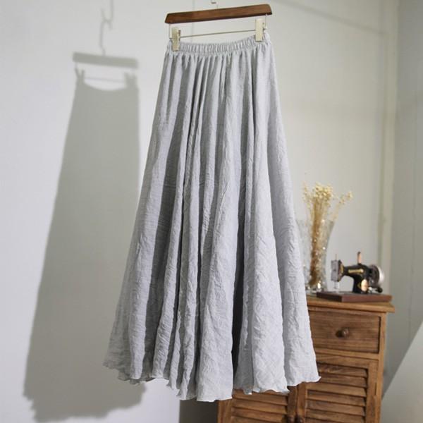 訳あり アウトレット リネンロングスカート リネン風 フレアスカート マキシスカート 特価 ウエストゴム レディース 送料無料 得トクセール オープン記念 |  | 02