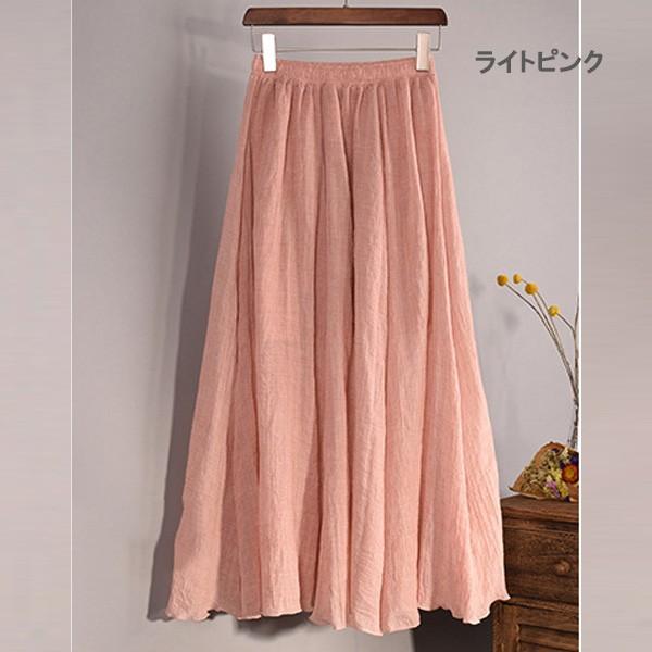 訳あり ロングスカート リネンスカート すっきり マキシスカート ウエストゴム レディース アウトレット |  | 01