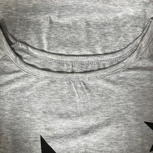 アウトレット Tシャツ 半袖 星 スター ビッグTシャツ 重ね着 レイヤード ドルマン 訳あり |  | 07