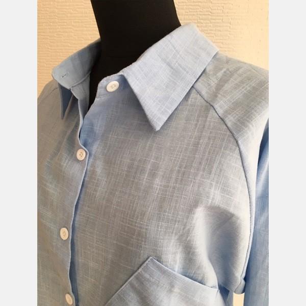 訳あり シャツ ロングシャツ バックデザイン アウトレット レディース ロールアップ 後ろボタン 体型カバー ドルマン 送料無料 得トクセール オープン記念 |  | 16