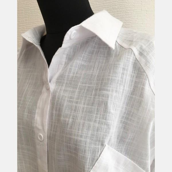 訳あり シャツ ロングシャツ バックデザイン アウトレット レディース ロールアップ 後ろボタン 体型カバー ドルマン 送料無料 得トクセール オープン記念 |  | 09