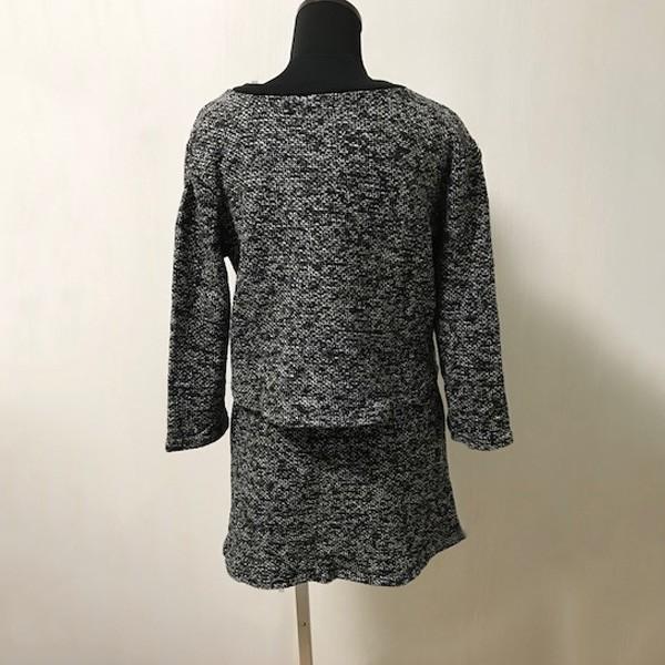 セットアップ 訳あり スカート ツイード レディース 秋 冬 ウエストゴム ミニ ミニスカート 上下セット |  | 03