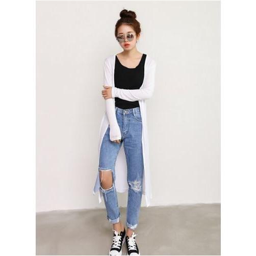 訳あり カーディガン レディース  長袖 ロングカーデ ロング丈 冷房対策 UV対策 ラッシュガード 薄手 無地 シンプル 春 夏 送料無料 得トクセール オープン記念 |  | 01