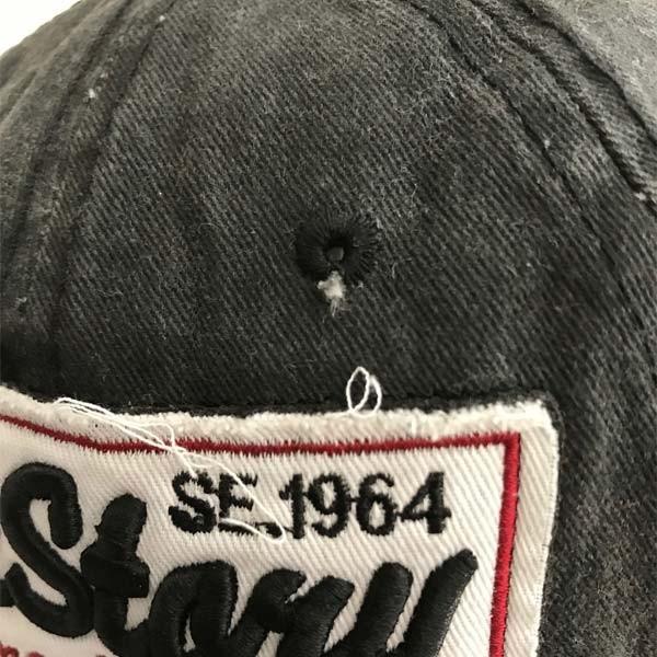 訳あり アウトレット キャップ 帽子 ダメージ ワッペン カジュアル ブルー ブラック レッド グレー カーキベージュ 送料無料 得トクセール オープン記念 |  | 09