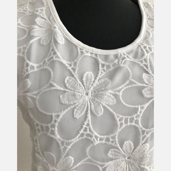 訳あり タンクトップ レース レディース インナー レースタンク 花柄 フラワー ガーリー かわいい ホワイト 送料無料 得トクセール オープン記念 |  | 09