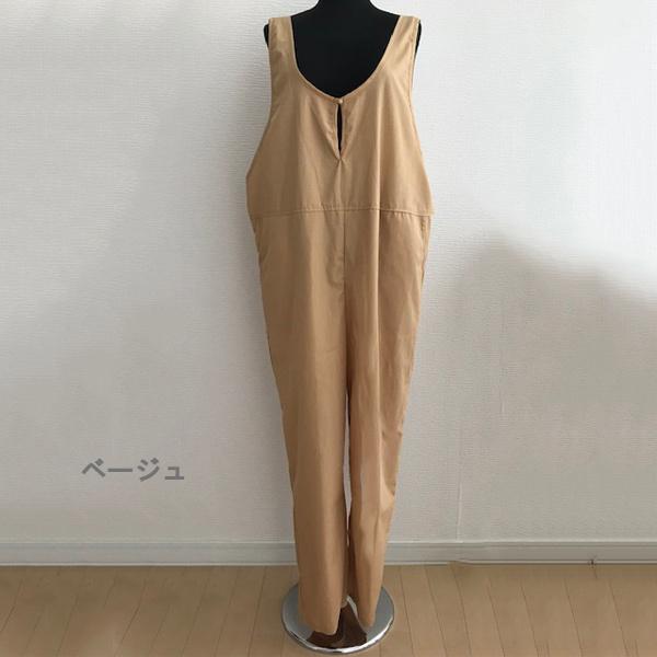 訳あり サロペット オールインワン レディース 薄手 ゆるシルエット ゆったり 体型カバー ボトムス ゆるかわ 春 夏 送料無料 得トクセール オープン記念 |  | 03