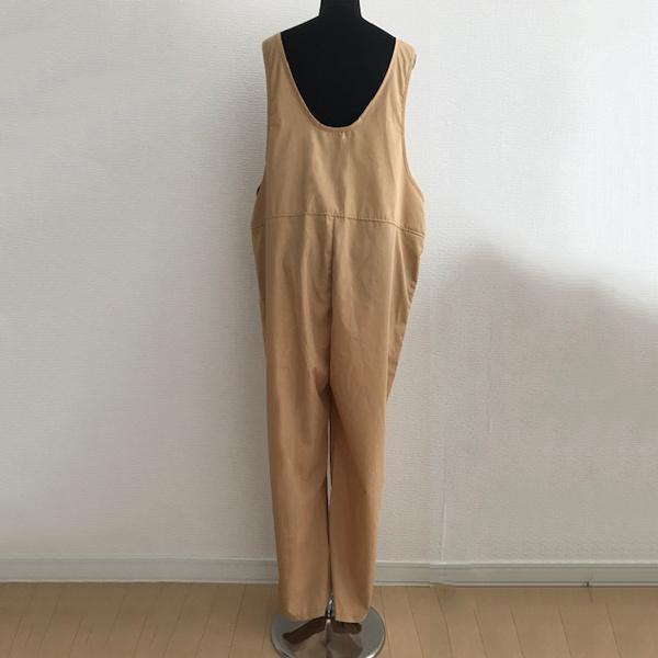 訳あり サロペット オールインワン レディース 薄手 ゆるシルエット ゆったり 体型カバー ボトムス ゆるかわ 春 夏 送料無料 得トクセール オープン記念 |  | 05