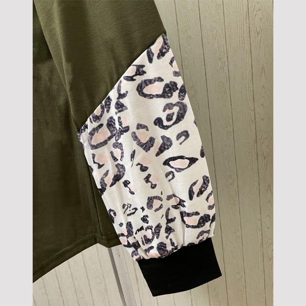 訳あり アウトレット カットソー レディース トップス ヒョウ柄 長袖 切り替え ラグラン レオパード おしゃれ Uネック バイカラー 送料無料 得トクセール |  | 06