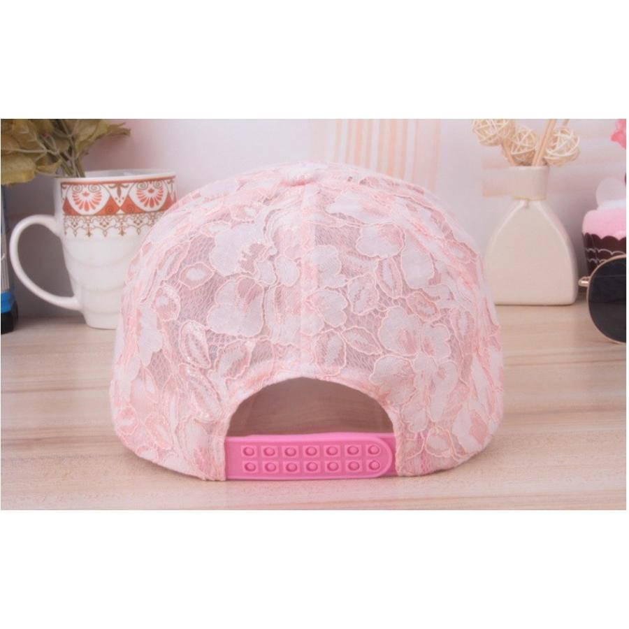 訳あり キャップ 帽子 レディース レース 花柄 フラワー カジュアル ピンク ホワイト ブラック 送料無料 かわいい 得トクセール オープン記念 |  | 02