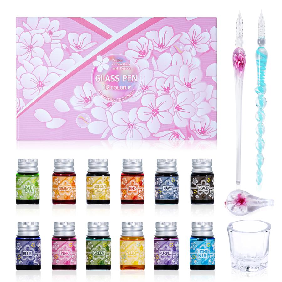 COCOUNITY ガラスペン ガラスペンセット 美文字アドバイザー監修 美