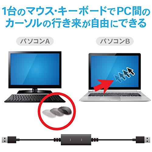 【公式オンラインストア エレコム データ移行ケーブル [ Windows Mac対応 ] USB3.0 Type-Cアダプタ付属 1.5m ブラック UC-TV6BK
