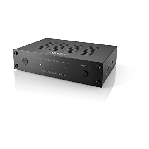 デノン　Denon　AVS3　8K対応HDMIスイッチャー　ブラック　AVS-3K