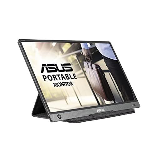 【返品交換不可】 ASUS MB16AH モバイルモニター モバイルディスプレイ 15.6インチ/IPS/フルHD/PS4・Switch・PC・スマホ対応/薄さ9