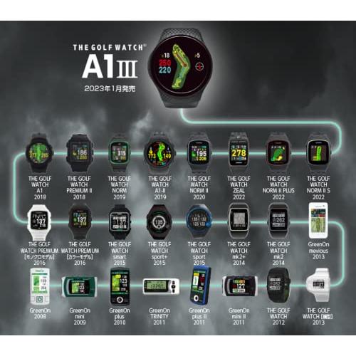 【新登場】 グリーンオン GreenOn ザ・ゴルフウォッチ A1-III 有機ELタッチディスプレイ みちびきL1S対応 THE GOLF WATCH A 【BC6148824754】(22071円)