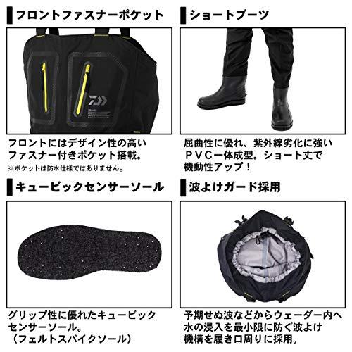 【希少品】 ダイワ(DAIWA) フィッシングウェーダー タイトフィット ソルトウェーダー(先丸) ブラック M SW-4502R-T 【G2194998063】(12469円)