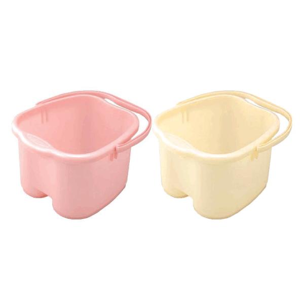 あすつく対応 フットバス 足浴器 足湯 バケツ ボウル 足湯専科 全2色 可愛いクリスマスツリーやギフトが ネイルサロン 幅32 奥行37 高さ21cm フットバス器 エステサロン712円 足浴桶 フットケア