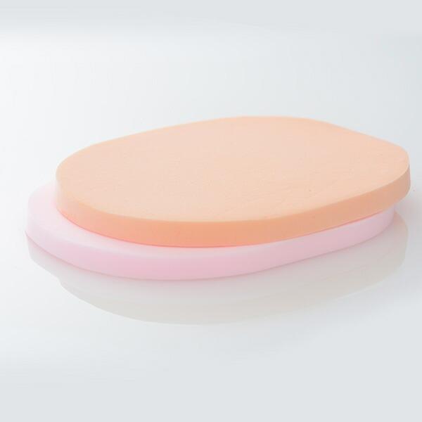 フェイシャル用スポンジ まとめ売り 楕円形 ピンク SEVEN BEAUTY（セブンビューティー） エステ フェイシャルスポンジ 7mm