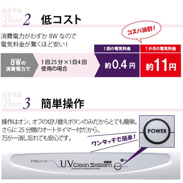 UV クリーンシステム 紫外線 消毒器 ランプ WUV-710 高さ23×幅35×奥行22cm ステアライザー 消毒 ステリライザー 除菌 抗菌 消毒機 紫外線照射機｜nshop-y｜09