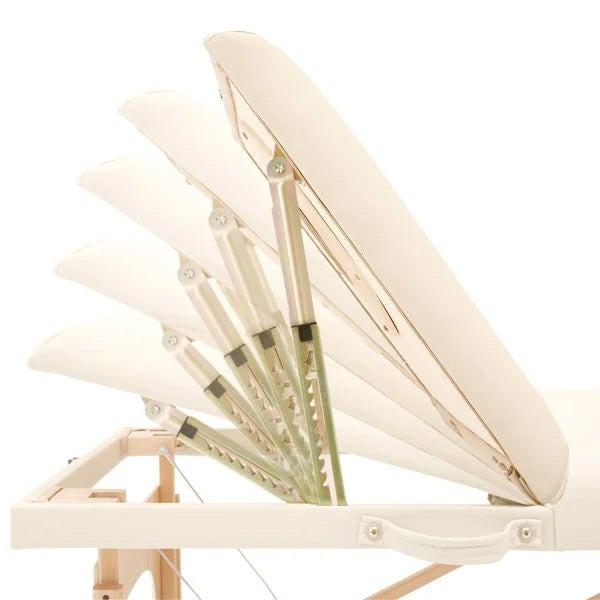 折りたたみ リクライニング付き マッサージベッド 木製 有孔 長さ185×幅70cm エステベッド 施術ベッド マッサージ台 施術用ベッド マッサージ用ベッド_13