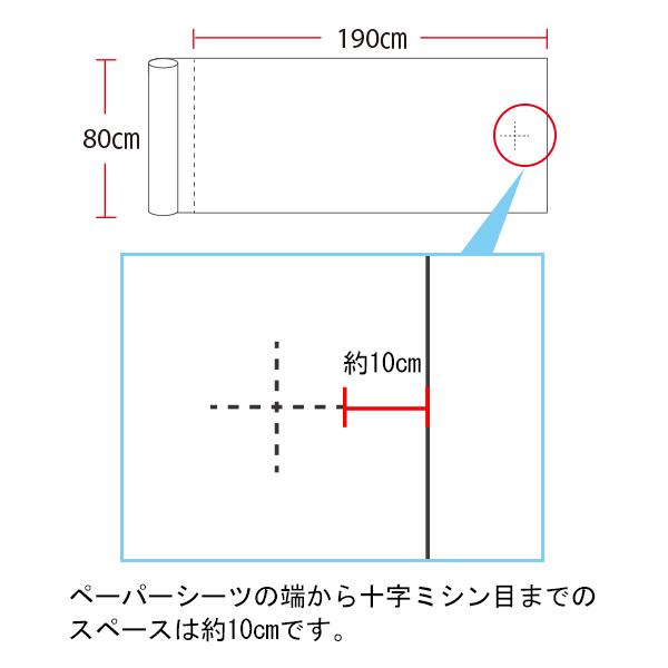 ペーパーシーツ 防水 計200回分 防水シーツ セット 使い捨てシーツ ホワイト 幅80×長さ190cm ベッドシーツ 不織布 介護用 エステ用 サロン用 ベッドシーツの画像