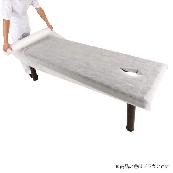 7BEAUTY（7ビューティー） ペーパーシーツ 防水 ブラウン 幅80×長さ