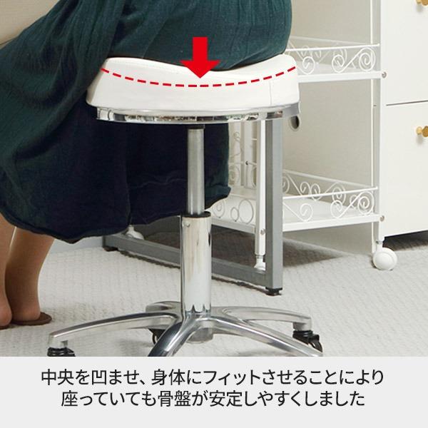 SEVEN BEAUTY（セブンビューティー） スツール 骨盤安定座面 丸椅子