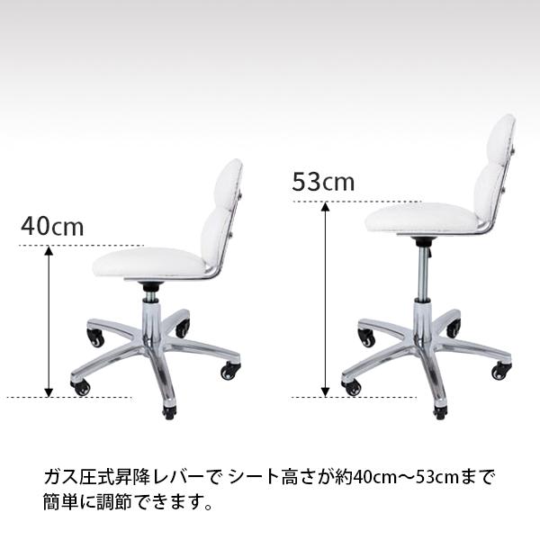 送料無料☆キャスター付き　椅子　ダイニングチェア　高さ８０cm　幅５７cm p-success_001.jpg