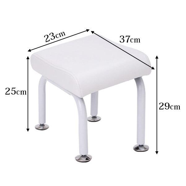 7BEAUTY ロースツール MINIスクエア 傾斜座面 スツール エステ サロン