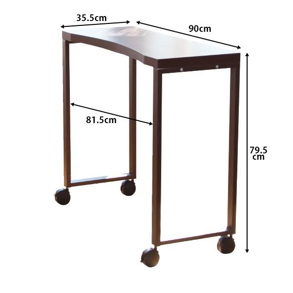 7BEAUTY（7ビューティー） ネイルテーブル 全2色 幅90×奥行35.5×高さ