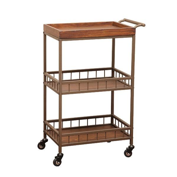 7BEAUTY（7ビューティー） ウッド 木製 ワゴン ラック キャスター付き