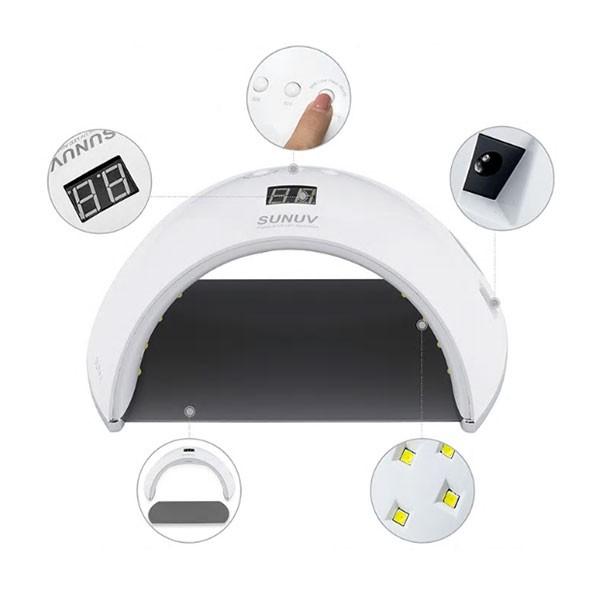 ネイルライト Sunuv ジェルネイル Uv Led ライト プロ用 スマートネイルランプ 48w ネイルランプ Ledライト Ledランプ Uvライト Uvランプ ネイルサロン 7エステnshop店 通販 Paypayモール