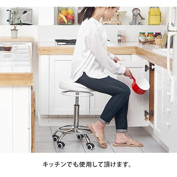 7BEAUTY（7ビューティー） スツール DX ハイスツール キャスター付き