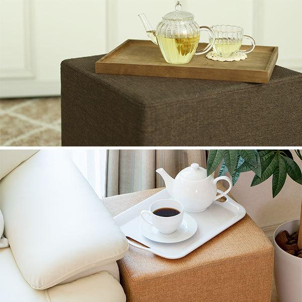 7BEAUTY（7ビューティー） ロースツール シンプルキューブ