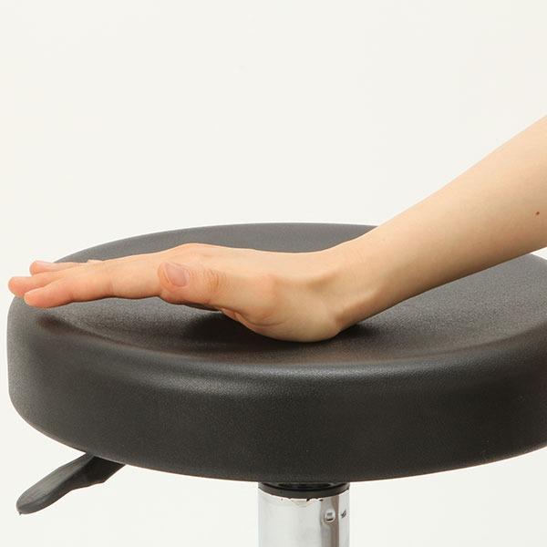 7BEAUTY（7ビューティー） スツール ST 防水座面 ブラック 高さ38