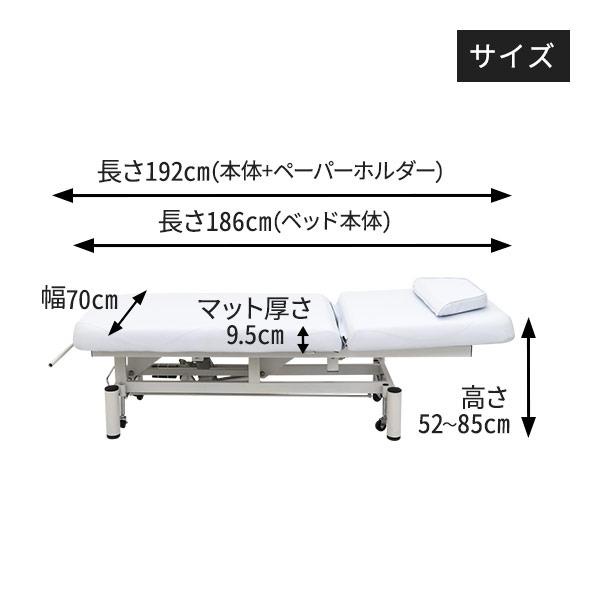 電動昇降 リクライニングベッド 有孔 エステベッド 施術ベッド 治療ベッド 診察ベッド 昇降ベッド｜nshop-y｜11