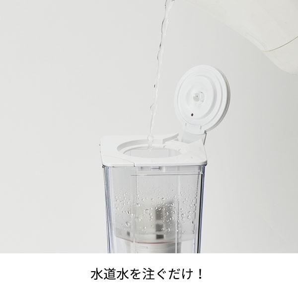 純水器 軟水器 浄水器 フェイススチーマー用 ポット型 カートリッジ付