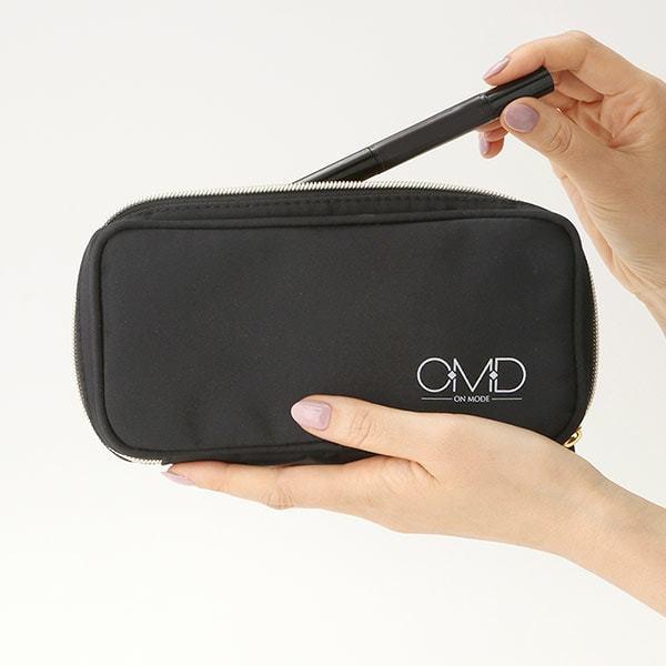 収納ポーチ OMD ブラック バニティー ポーチ 小物入れ ネイルボックス ネイリストバッグ ネイルバッグ ネイルポーチ バニティバッグ