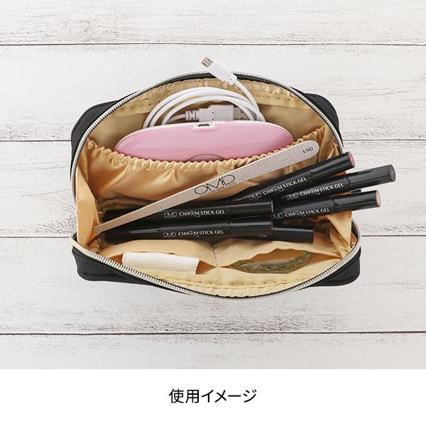 OMD 収納ポーチ ブラック バニティー ポーチ 小物入れ ネイルボックス